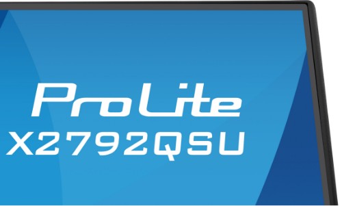 iiyama ProLite 27” IPS QHD panel with 4-side slim bezel and B energy class