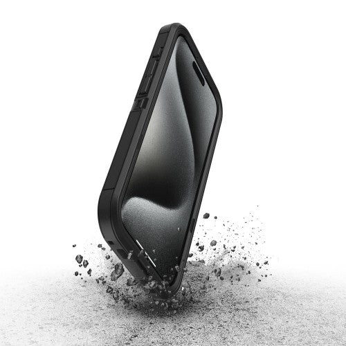 OtterBox Defender Series XT for iPhone 15 Pro, Black