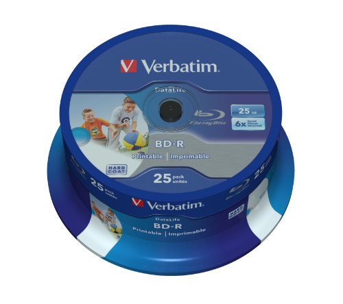 Verbatim 43811 blank Blu-Ray disc BD-R 25 GB 25 pc(s)