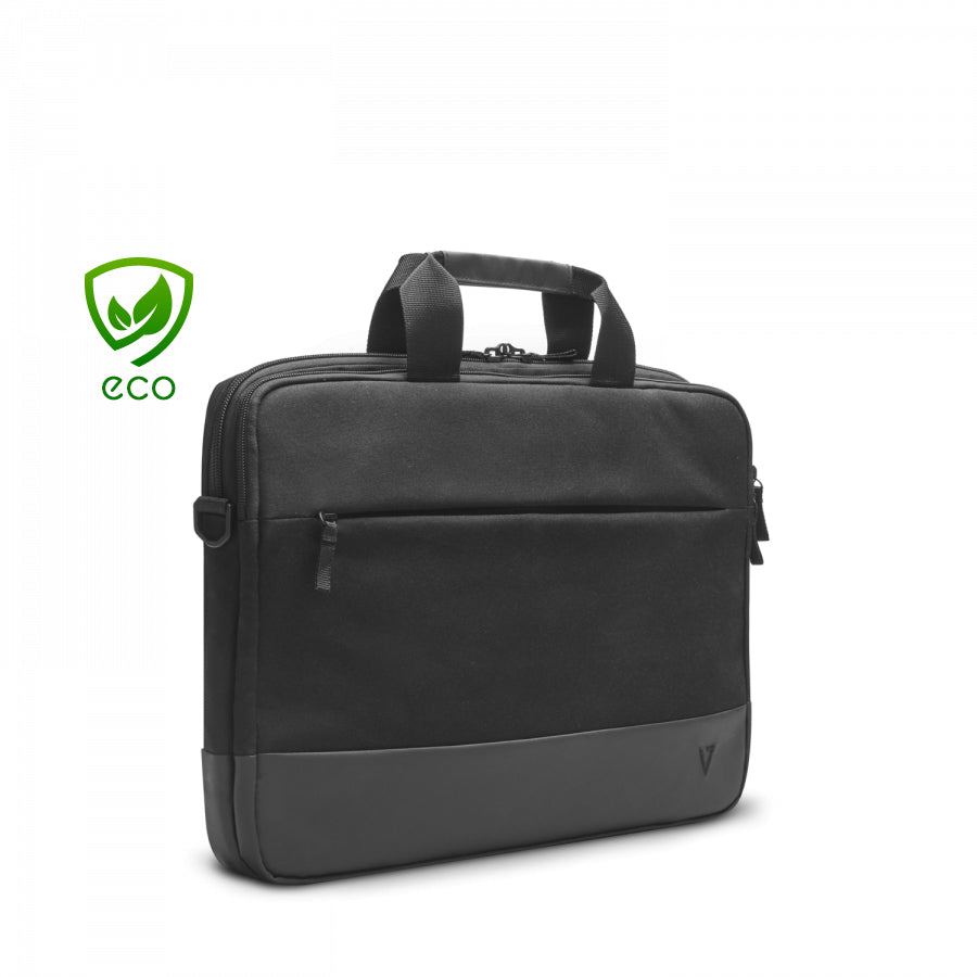 V7 CTP14-ECO-BLK laptop case 35.6 cm (14") Briefcase Black