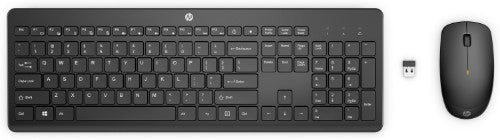 HP Sps- Brac Wl Combo keyboard Mouse included Office RF Wireless Black