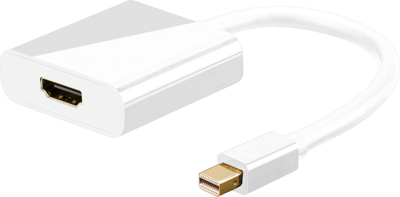 Microconnect MDPHDMI video cable adapter 0.15 m Mini DisplayPort HDMI White