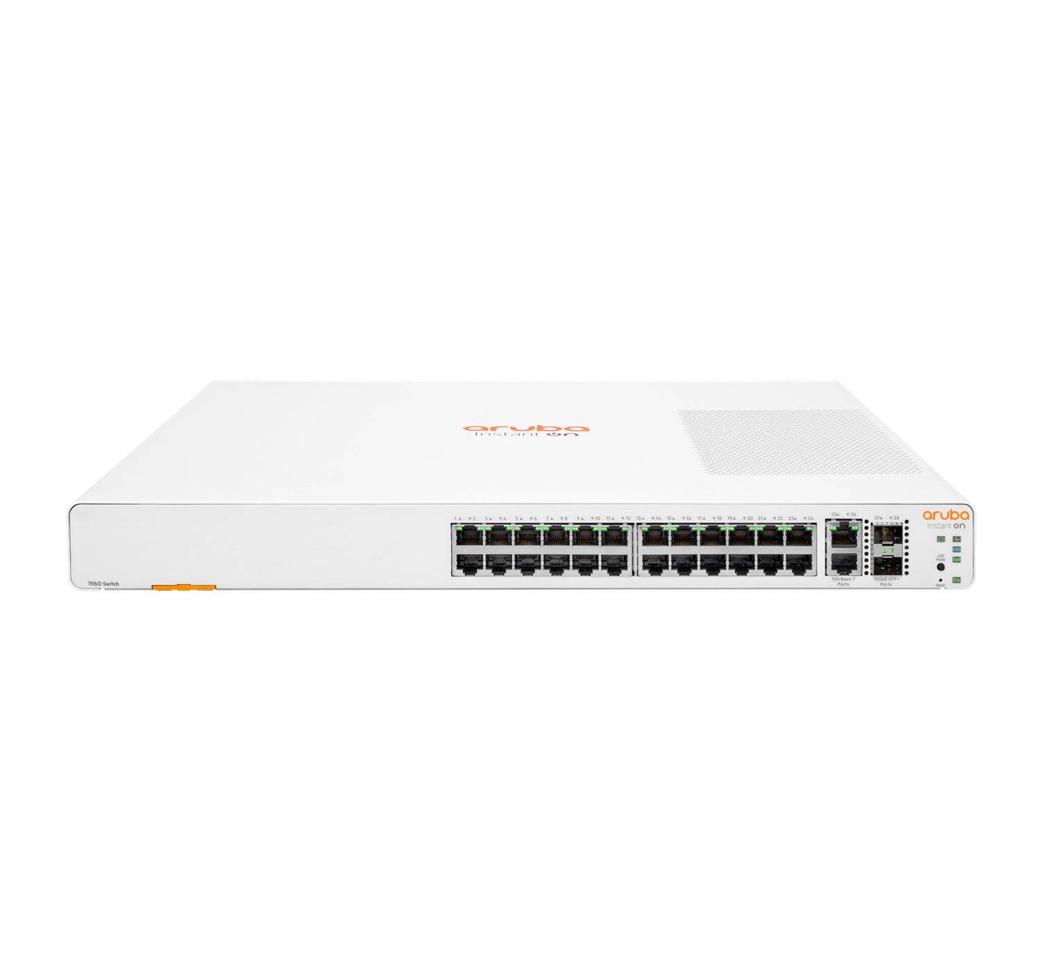 HPE Aruba Networking Aruba Instant On 1960 24G 2XGT 2SFP+ (x5) Managed L2+ Gigabit Ethernet (10/100/1000) 1U White