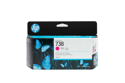 HP 498N6A/738 Ink cartridge magenta 130ml for HP DesignJet T 850