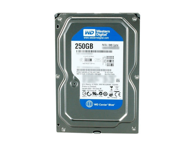 Western Digital Caviar Blue 250GB internal hard drive 7200 RPM 8 MB 3.5" Parallel ATA