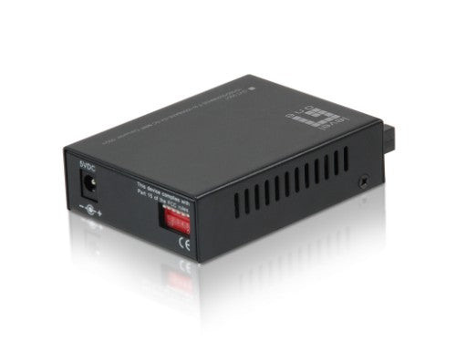 LevelOne RJ45 to SC Gigabit Media Converter, Multi-Mode Fiber, 550m