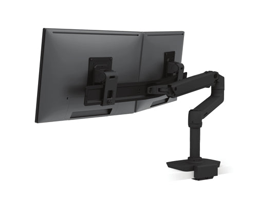 Ergotron LX Series Dual Direct Arm, Low-Profile Top Mount C-Clamp