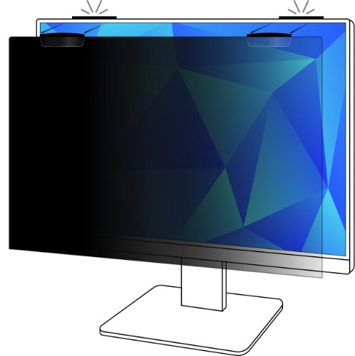 3M Privacy Filter for 21.5in Full Screen Monitor with COMPLY™ Magnetic Attach, 16:9, PF215W9EM