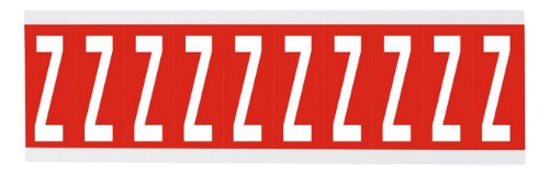 Brady CNL2R Z self-adhesive label Rectangle Removable Red, White 250 pc(s)