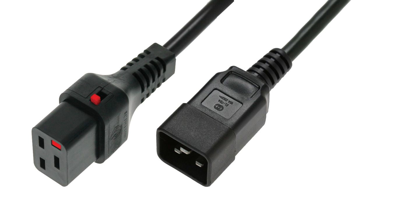 Microconnect PC1284 power cable Black 1 m C19 coupler