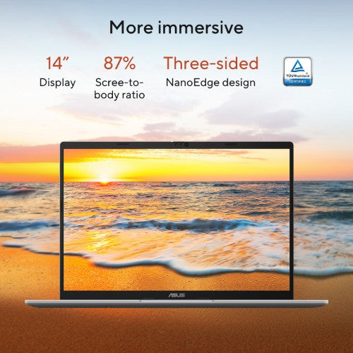 ASUS Vivobook 14 M1407KA-LY134W Copilot+ PC AMD Ryzen™ AI 5 330 Laptop 35.6 cm (14") WUXGA 16 GB DDR5-SDRAM 512 GB SSD Wi-Fi 6 (802.11ax) Windows 11 Home Blue