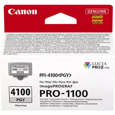 Canon 6784C001/PFI-4100PGY Ink cartridge photo gray 80ml for Canon IPF PRO-1100