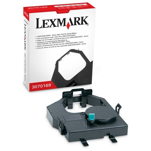 Lexmark 3070169 Nylon with ReInking black, 8,000K characters for Lexmark 2480/2580 Plus