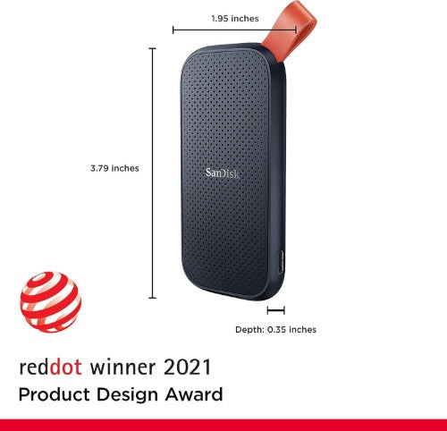 SanDisk SDSSDE30-2T00-G26 external solid state drive 2 TB USB Type-C 3.2 Gen 2 (3.1 Gen 2) Black