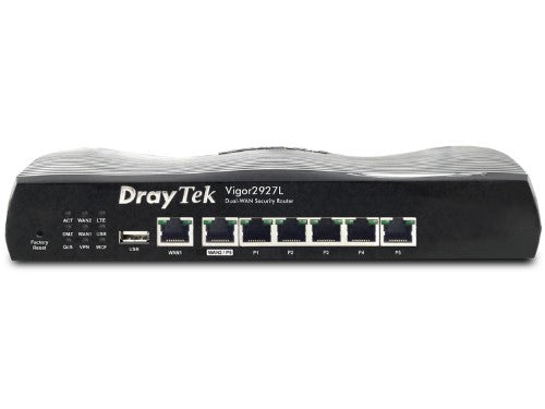 DrayTek Vigor2927L wireless router Gigabit Ethernet 4G Black