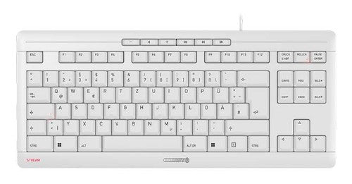 CHERRY STREAM TKL keyboard Universal USB QWERTZ German White