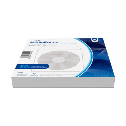 MediaRange BOX65 optical disc case Sleeve case 1 discs White