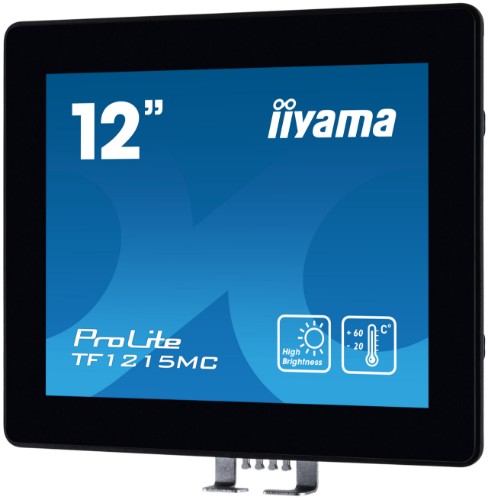 iiyama TF1215MC-B1 computer monitor 30.7 cm (12.1") 1024 x 768 pixels LCD Touchscreen Black