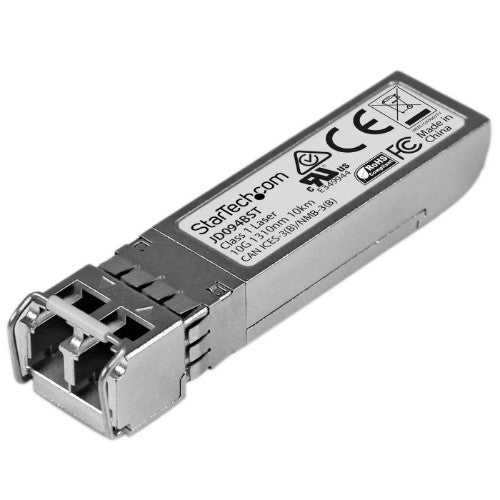 StarTech.com HP JD094B Compatible SFP+ Transceiver Module - 10GBASE-LR~HPE JD094B Compatible SFP+ Module - 10GBASE-LR - 10GbE Single Mode Fiber Optic Transceiver - 10GE Gigabit Ethernet SFP+ - LC 10km - 1310nm - DDM HPE 5900, 12500, 5500