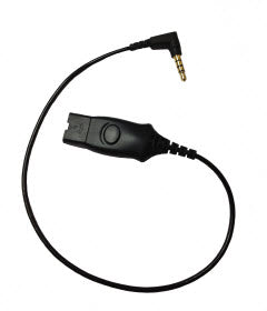 Poly 2.5mm to QD Gold Cable (0.45M)