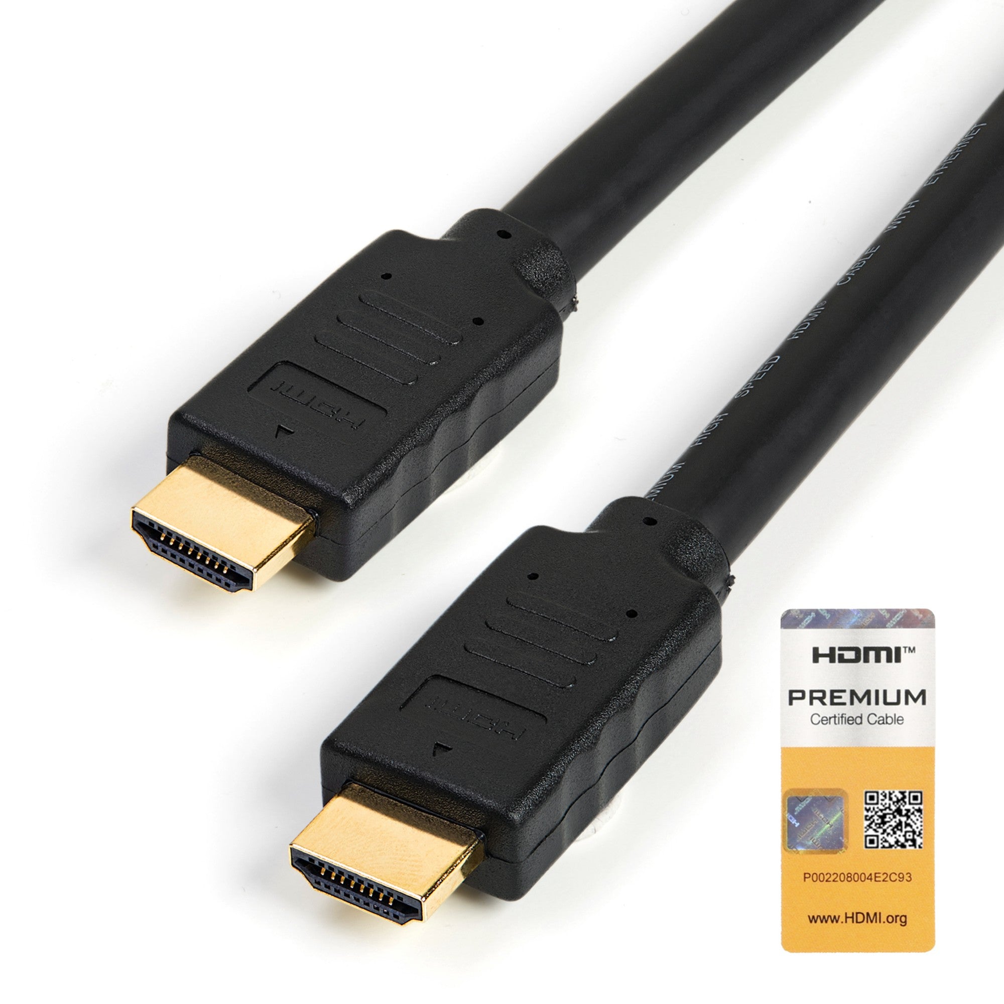 StarTech.com 23ft (7m) Premium Certified HDMI 2.0 Cable with Ethernet - High Speed Ultra HD 4K 60Hz HDMI Cable HDR10 - Long HDMI Cord (Male/Male Connectors) - For UHD Monitors, TVs, Displays