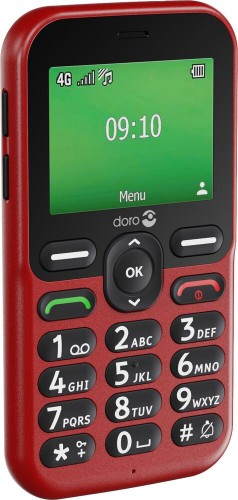 Doro Leva E10 6.1 cm (2.4") 118.9 g Red Senior phone