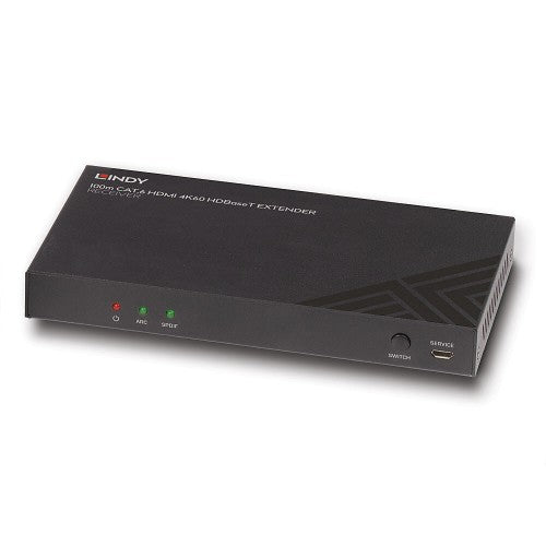 Lindy 100m Cat.6 HDMI 4K60, Audio, IR and RS-232 HDBaseT Receiver