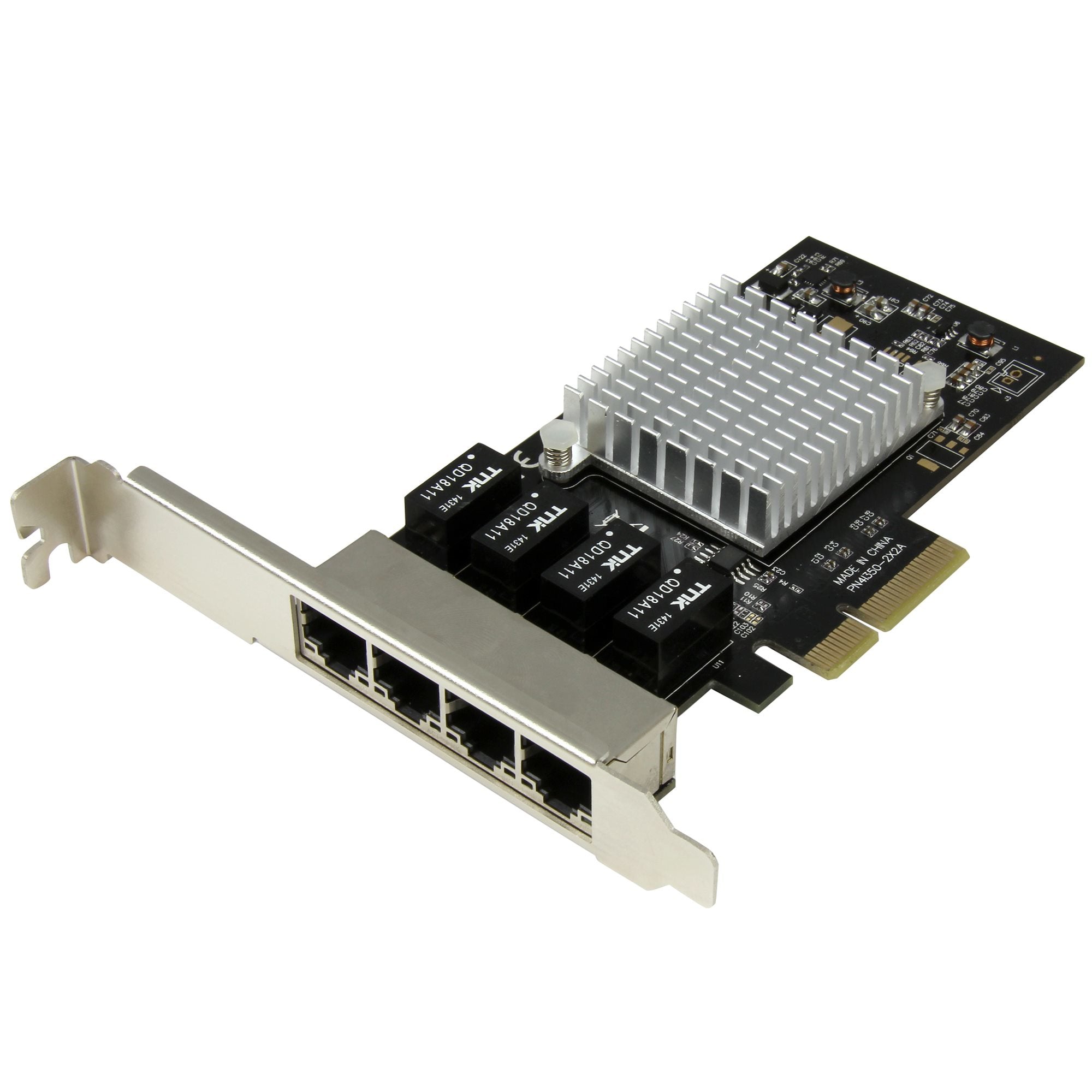 StarTech.com 4-Port Gigabit Ethernet Network Card - PCI Express, Intel I350 NIC