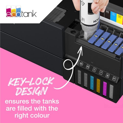 Epson C13T07B240/114 Ink bottle cyan, 6.7K pages 2300 Photos 70ml for Epson ET-8500