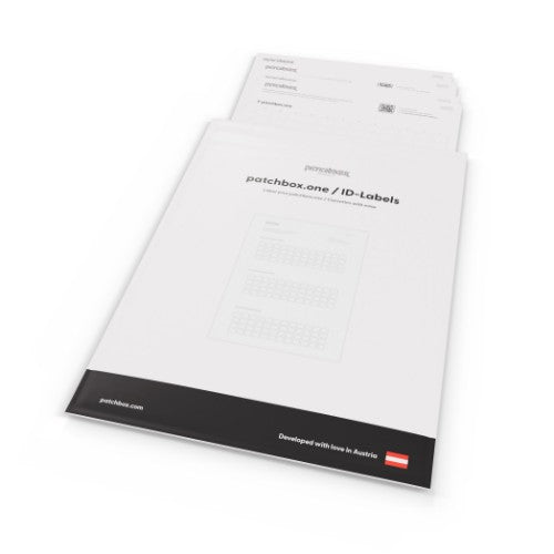 PATCHBOX PONEIDLABEL patch panel accessory