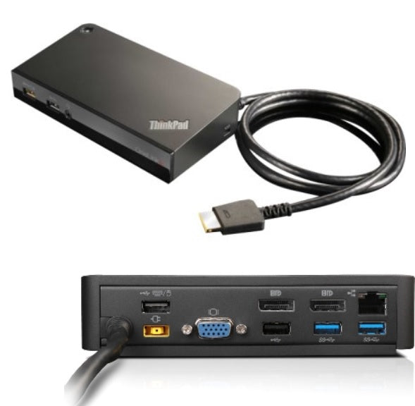 Lenovo 03X6296 laptop dock/port replicator Wired OneLink+ Black