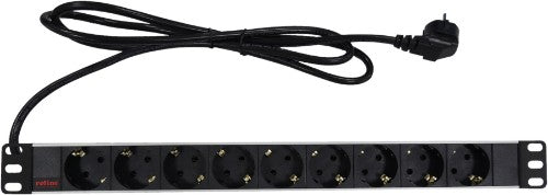 ROLINE 19.07.1620 power distribution unit (PDU) 9 AC outlet(s) Black, White