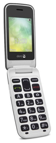 Doro 2424 6.1 cm (2.4") 92 g Graphite, White Senior phone