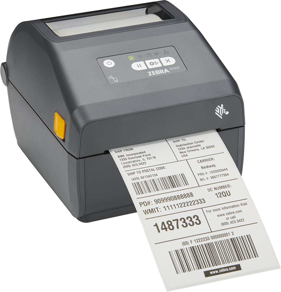 Zebra ZD421 label printer Thermal transfer 300 x 300 DPI 305 mm/sec Wired & Wireless Ethernet LAN Bluetooth