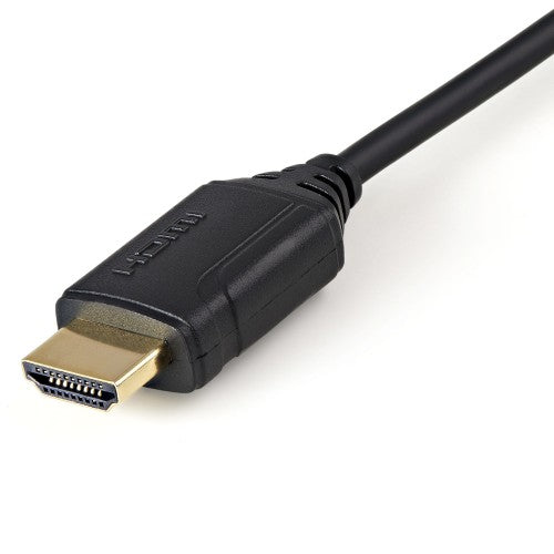 StarTech.com 1.6ft (50cm) Premium Certified HDMI 2.0 Cable with Ethernet - High Speed Ultra HD 4K 60Hz HDMI Cable HDR10 - HDMI Cord (Male/Male Connectors) - For UHD Monitors, TVs, Displays