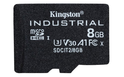 Kingston Technology 8GB microSDHC Industrial C10 A1 pSLC Card Single Pack w/o Adapter