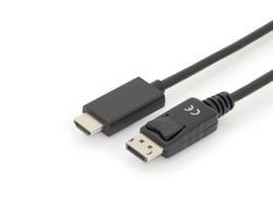 Digitus DisplayPort Adapter Cable, DP - HDMI type A