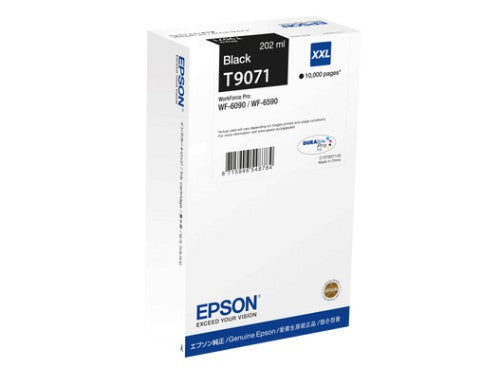 Epson C13T90714N/T9071 Ink cartridge black XXL, 10K pages ISO/IEC 19752 202ml for Epson WF 6090
