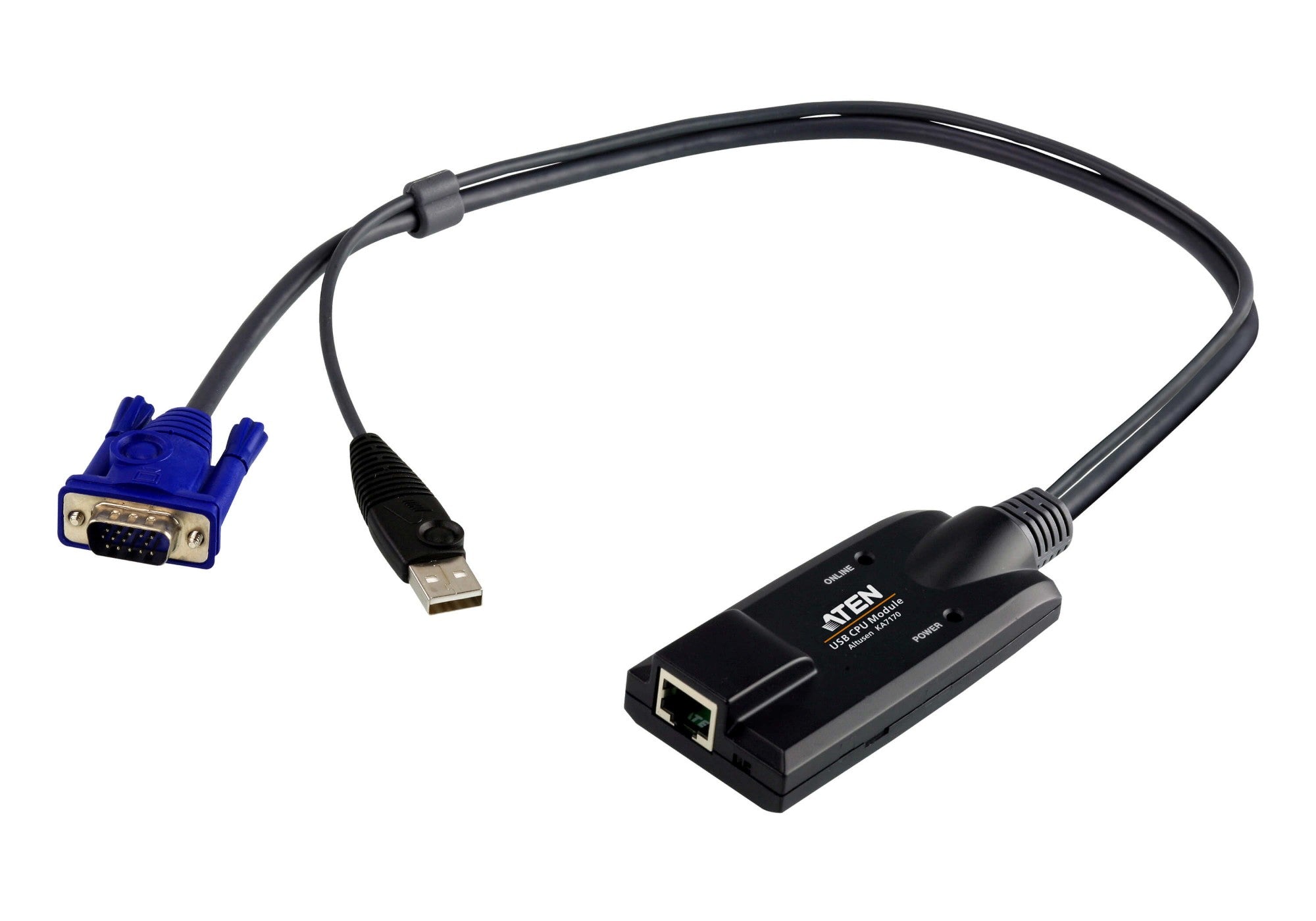 ATEN USB - VGA to Cat5e/6 KVM Adapter Cable (CPU Module)