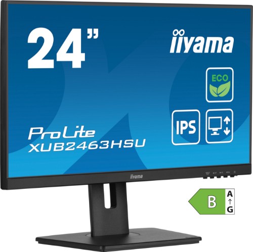 iiyama ProLite 24” IPS, Full HD panel with B energy class
