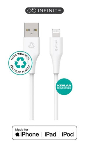 eSTUFF ES601170 lightning cable 1 m White