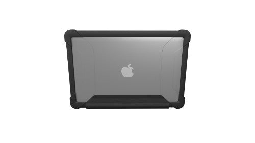 MAXCases Extreme Shell-L for MacBook Air 13.6" (2022 M2) & MacBook Air 13.6 M3 (A3113) & MacBook Air 13.6" M4 (2025) (Black/Clear)
