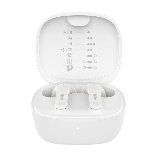 Belkin SoundForm Motion Headset True Wireless Stereo (TWS) In-ear Calls/Music/Sport/Everyday Bluetooth White