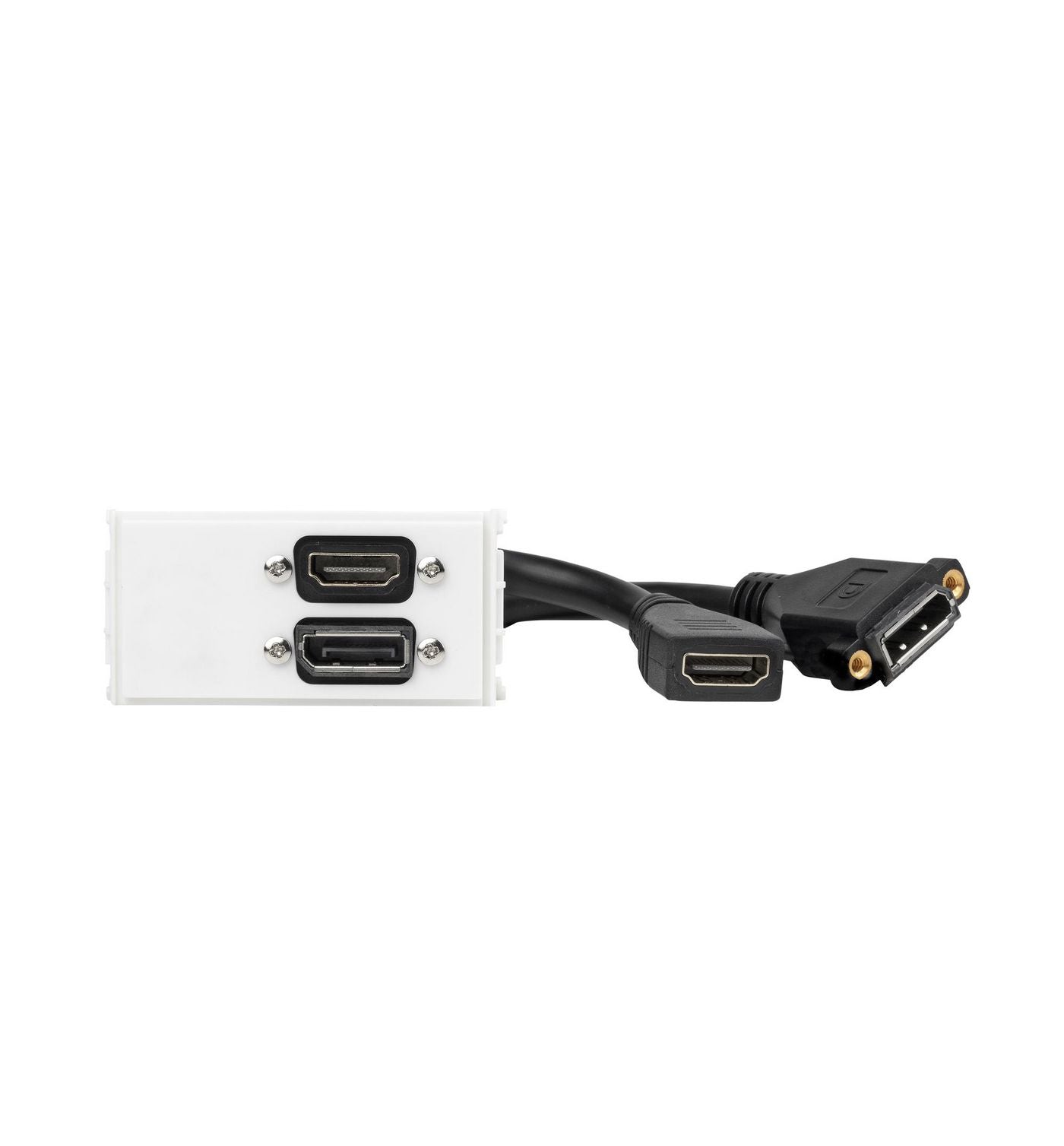 Vivolink WI221267 socket-outlet HDMI + DisplayPort White