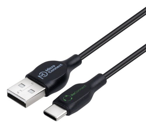 Microconnect ECO-USB3.1CCHAR05B USB cable USB 2.0 0.5 m USB A USB C Black