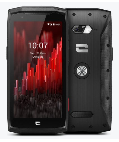 Crosscall CORE-M5 12.6 cm (4.95") Hybrid Dual SIM 4G USB Type-C 4 GB 64 GB 4000 mAh Black