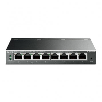 TP-Link TL-SG108PE network switch Managed L2 Gigabit Ethernet (10/100/1000) Power over Ethernet (PoE) Black