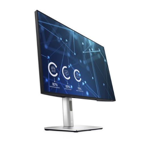 DELL UltraSharp U2421E LED display 61.2 cm (24.1") 1920 x 1200 pixels WUXGA LCD Black, Silver