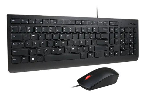 Lenovo 4X31R64409 keyboard Mouse included Universal USB Danish Black