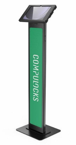 Compulocks Surface GO 1-4 Gen Apex Enclosure Brandable Floor Stand Black